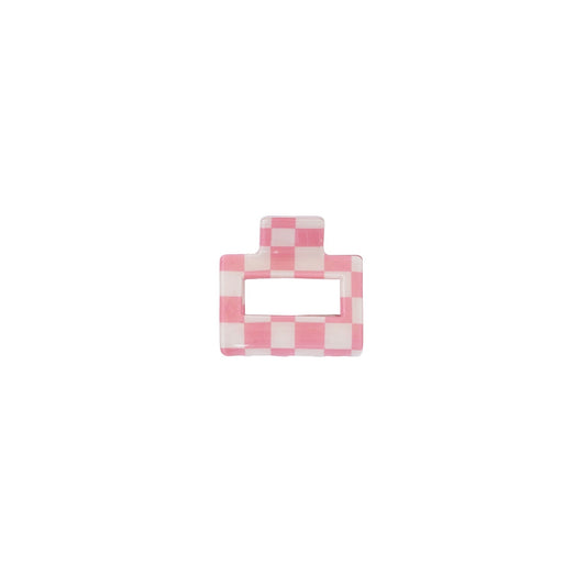 Pink Checkered Clip